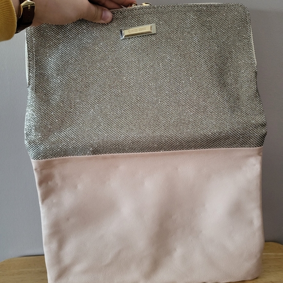 River Island silver and tan clutch - Picture 4 of 6